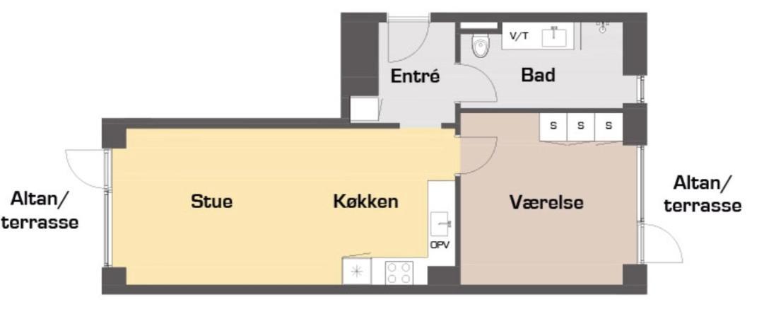 Great 1-Bed Wbalcony By Odense Harbour Exterior foto